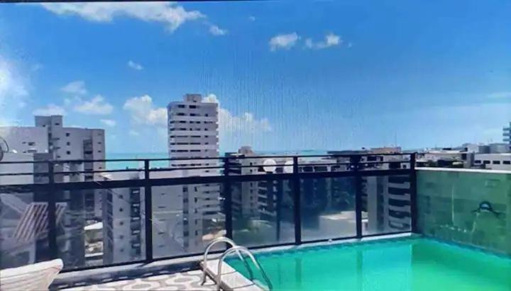 Alugo Suite Em Lindo Apto Beira-Mar Na P. Verde. Maceio  Luaran gambar
